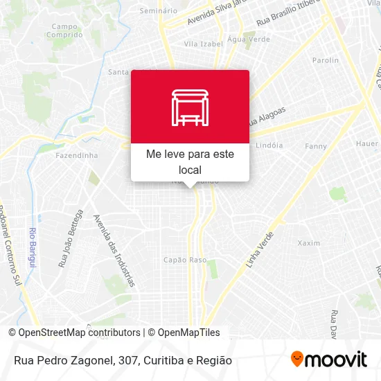 Rua Pedro Zagonel, 307 mapa