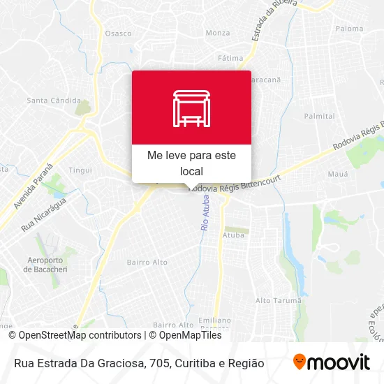 Rua Estrada Da Graciosa, 705 mapa