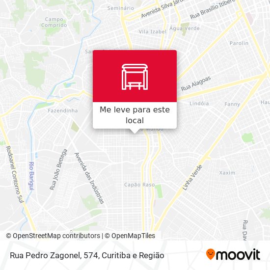 Rua Pedro Zagonel, 574 mapa