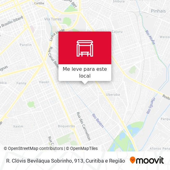 R. Clóvis Beviláqua Sobrinho, 913 mapa