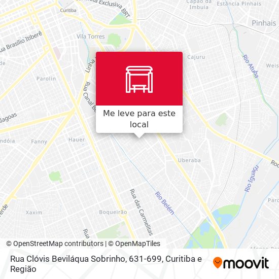 Rua Clóvis Beviláqua Sobrinho, 631-699 mapa