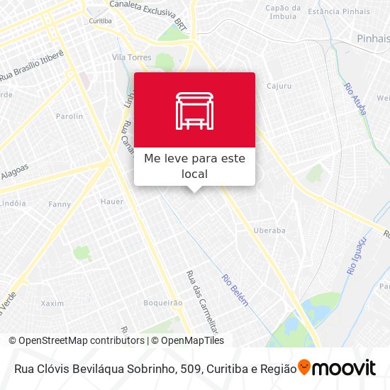 Rua Clóvis Beviláqua Sobrinho, 509 mapa