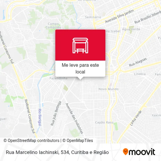 Rua Marcelino Iachinski, 534 mapa