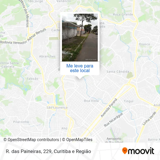 R. das Paineiras, 229 mapa