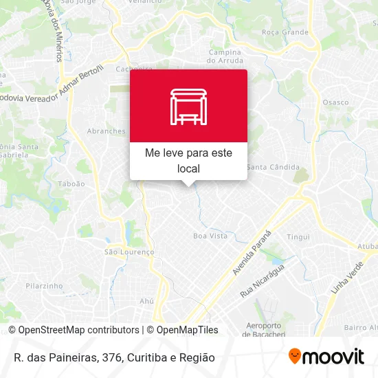 R. das Paineiras, 376 mapa