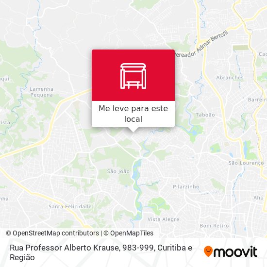 Rua Professor Alberto Krause, 983-999 mapa
