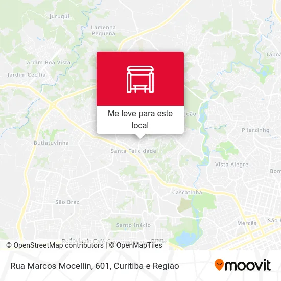 Rua Marcos Mocellin, 601 mapa