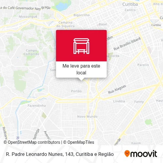 R. Padre Leonardo Nunes, 143 mapa
