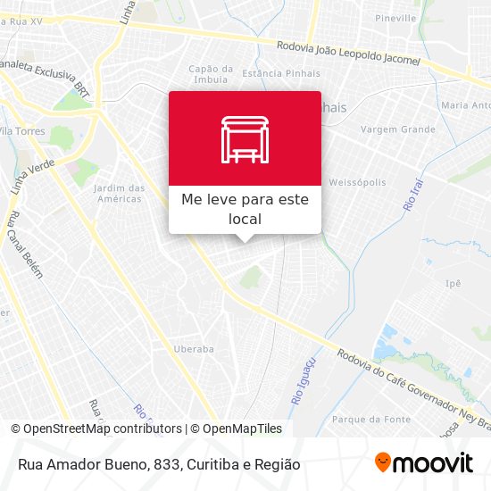 Rua Amador Bueno, 833 mapa