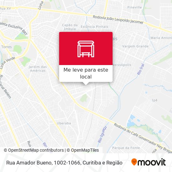 Rua Amador Bueno, 1002-1066 mapa
