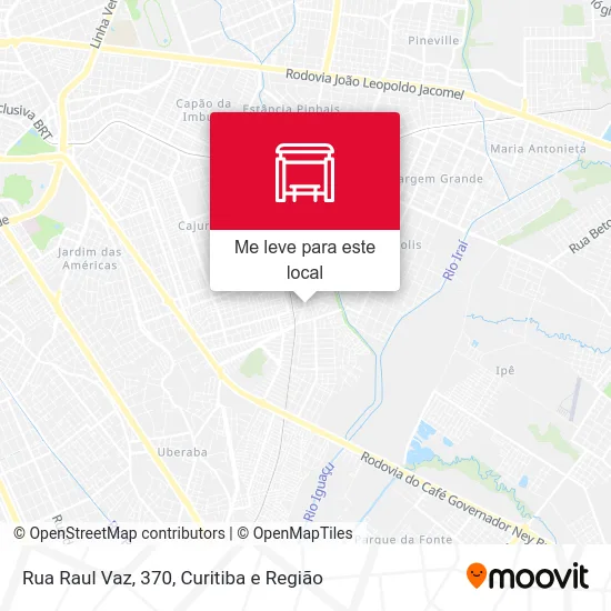 Rua Raul Vaz, 370 mapa