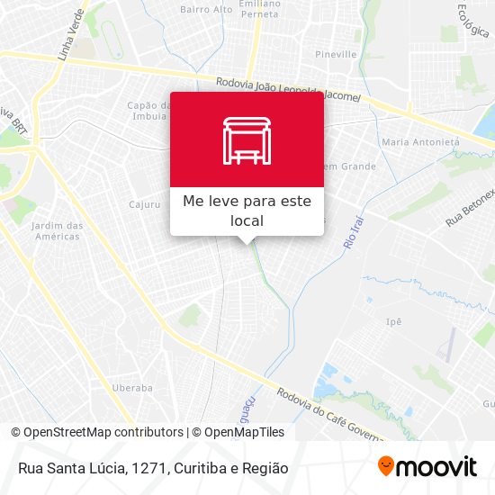 Rua Santa Lúcia, 1271 mapa