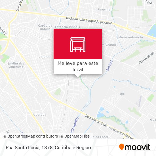 Rua Santa Lúcia, 1878 mapa