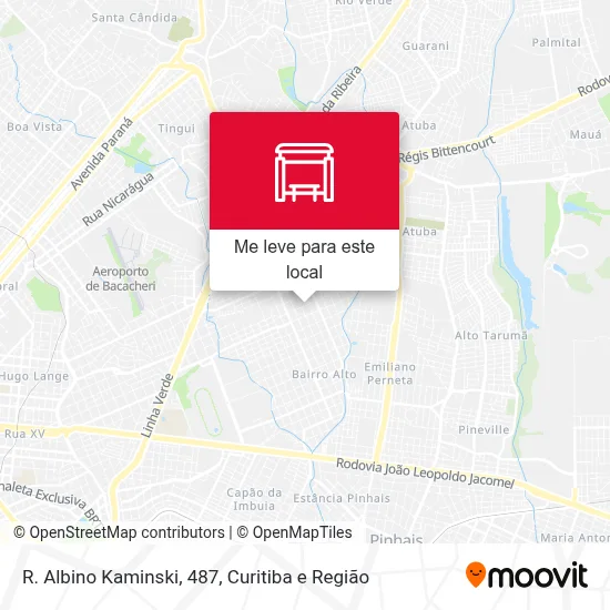 R. Albino Kaminski, 487 mapa