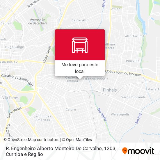 R. Engenheiro Alberto Monteiro De Carvalho, 1203 mapa