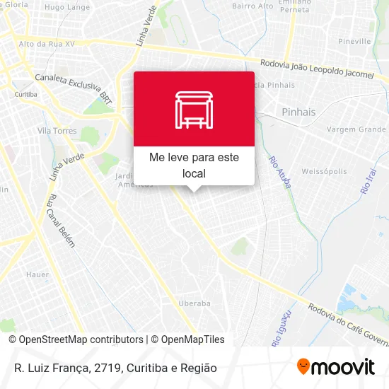 R. Luiz França, 2719 mapa