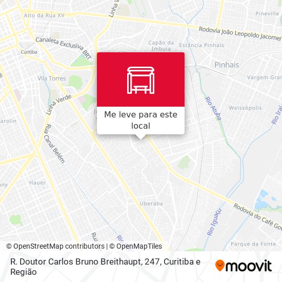 R. Doutor Carlos Bruno Breithaupt, 247 mapa