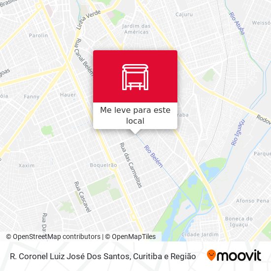 R. Coronel Luiz José Dos Santos mapa
