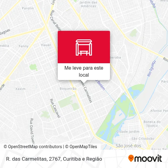R. das Carmelitas, 2767 mapa
