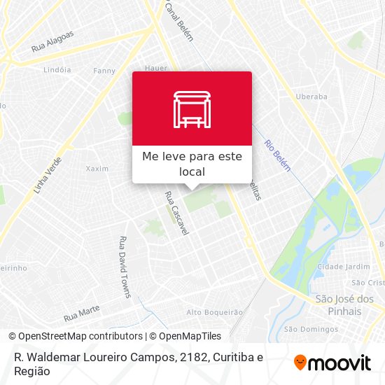 R. Waldemar Loureiro Campos, 2182 mapa