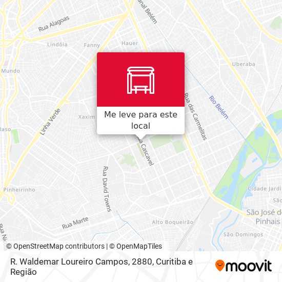 R. Waldemar Loureiro Campos, 2880 mapa