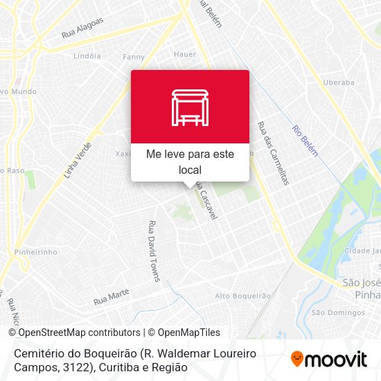 Cemitério do Boqueirão (R. Waldemar Loureiro Campos, 3122) mapa