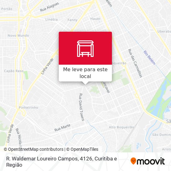 R. Waldemar Loureiro Campos, 4126 mapa