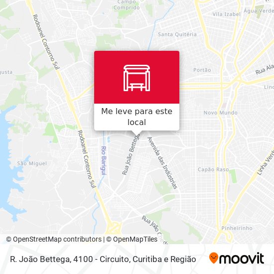 R. João Bettega, 4100 - Circuito mapa