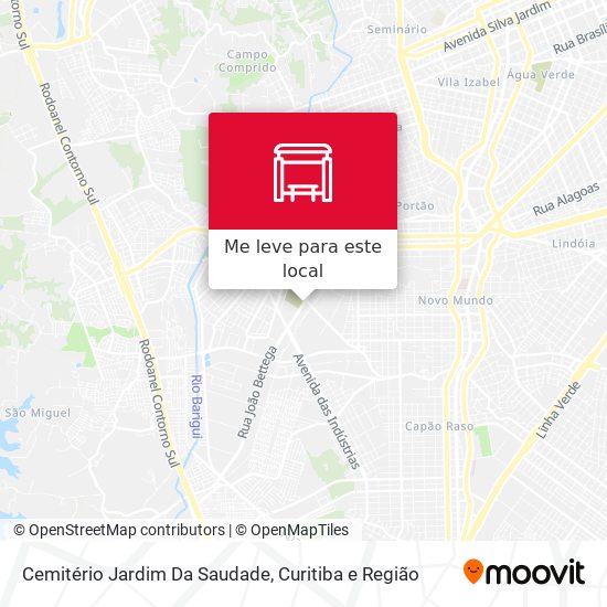Cemitério Jardim Da Saudade mapa