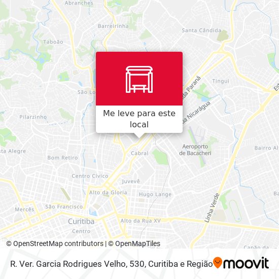 R. Ver. Garcia Rodrigues Velho, 530 mapa