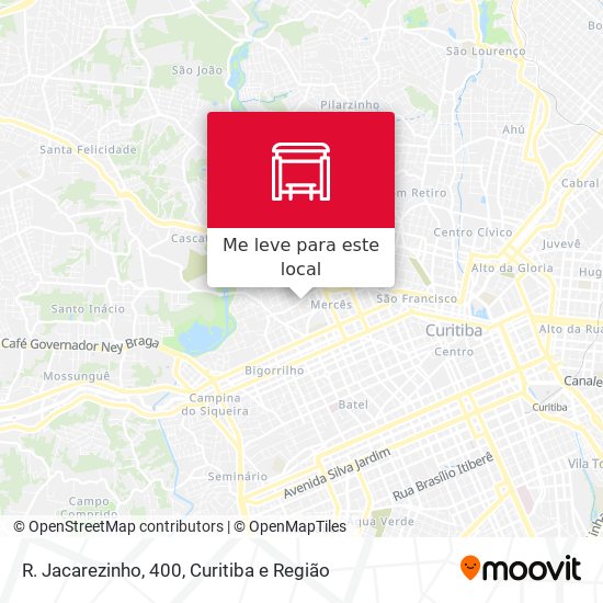 R. Jacarezinho, 400 mapa