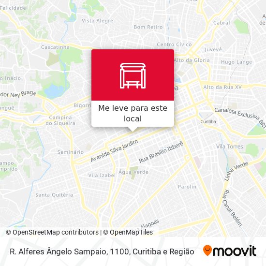 R. Alferes Ângelo Sampaio, 1100 mapa
