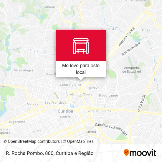 R. Rocha Pombo, 800 mapa