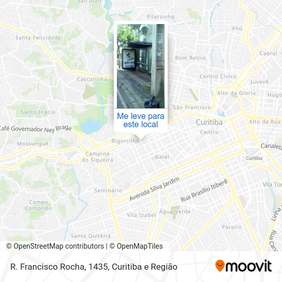 R. Francisco Rocha, 1435 mapa