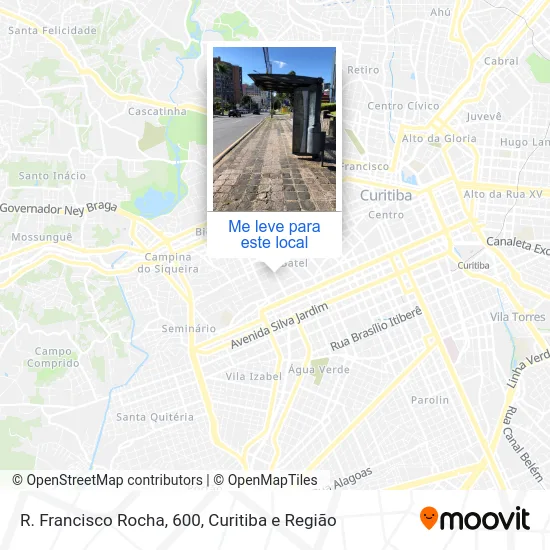 R. Francisco Rocha, 600 mapa