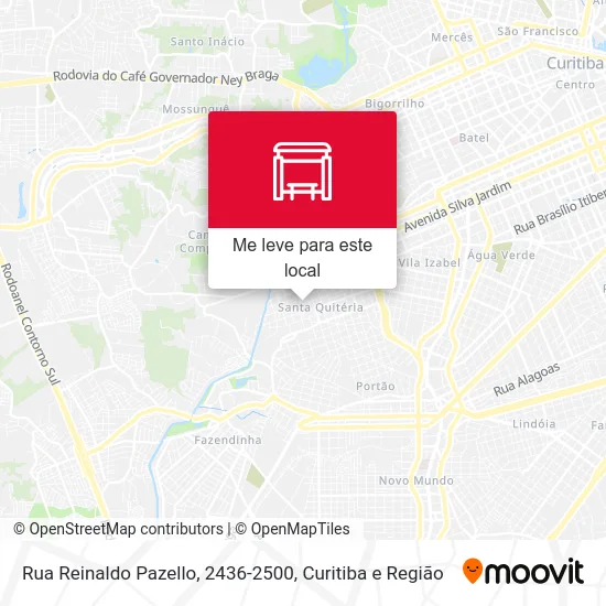Rua Reinaldo Pazello, 2436-2500 mapa