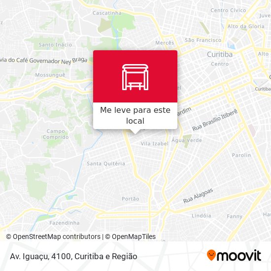 Av. Iguaçu, 4100 mapa