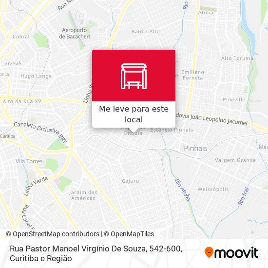 Rua Pastor Manoel Virgínio De Souza, 542-600 mapa