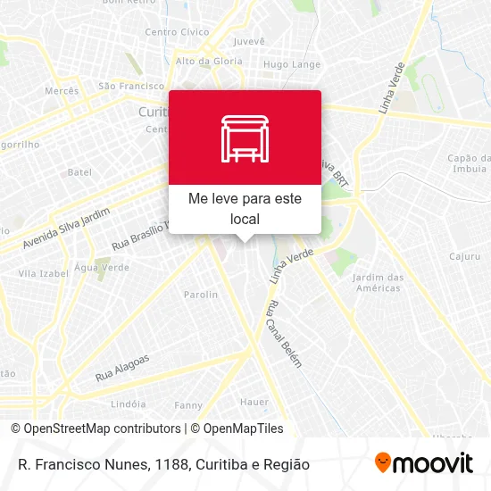 R. Francisco Nunes, 1188 mapa