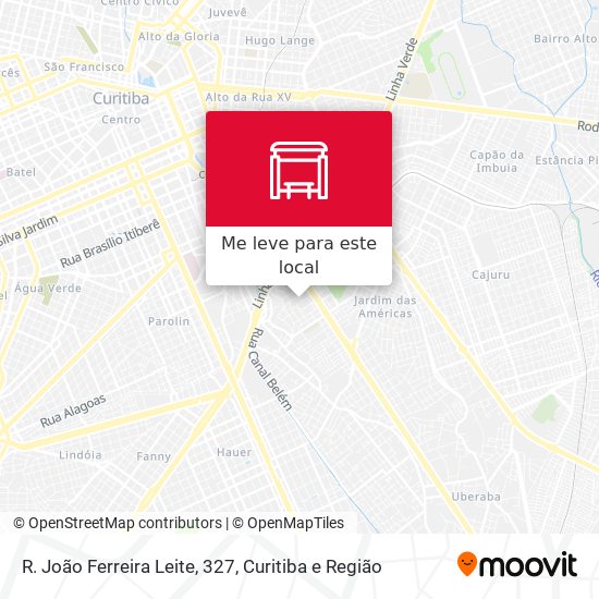 R. João Ferreira Leite, 327 mapa