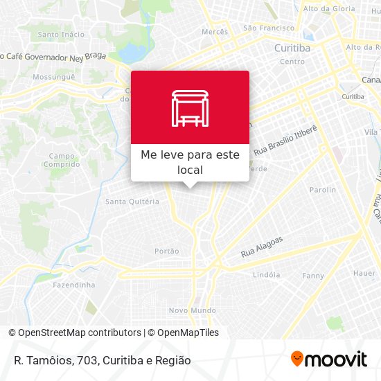 R. Tamôios, 703 mapa