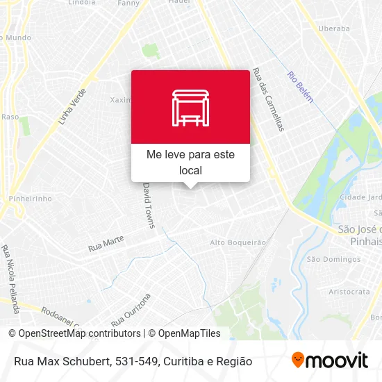 Rua Max Schubert, 531-549 mapa