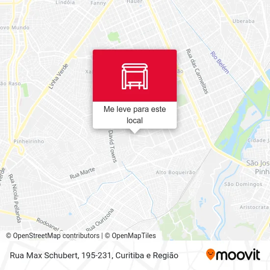 Rua Max Schubert, 195-231 mapa