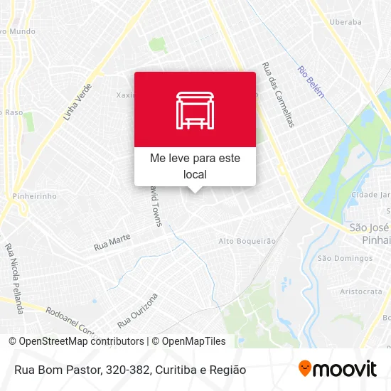 Rua Bom Pastor, 320-382 mapa