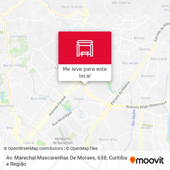 Av. Marechal Mascarenhas De Moraes, 638 mapa