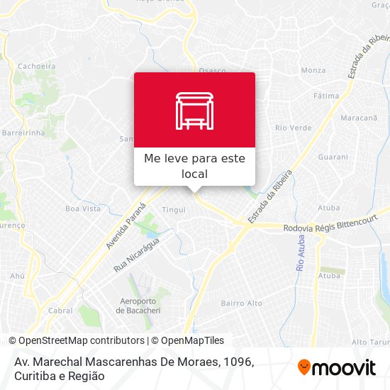 Av. Marechal Mascarenhas De Moraes, 1096 mapa