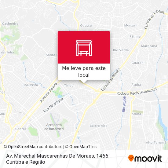 Av. Marechal Mascarenhas De Moraes, 1466 mapa