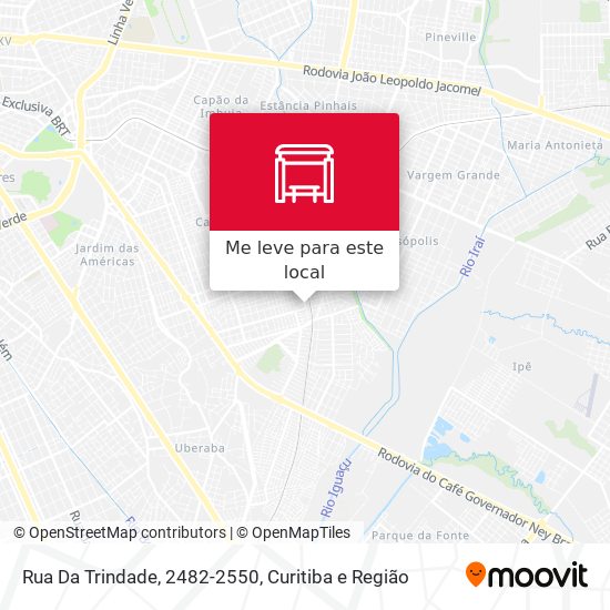 Rua Da Trindade, 2482-2550 mapa