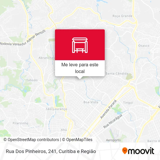 Rua Dos Pinheiros, 241 mapa