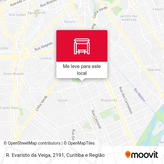 R. Evaristo da Veiga, 2191 mapa